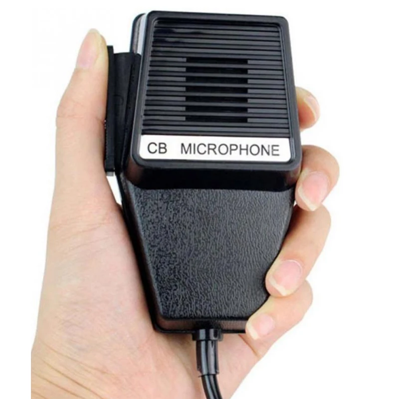 CM4 CB Microphone Radio Handheld Speaker Mic 4 Pin for Cobra/Uniden Car Walkie Talkie
