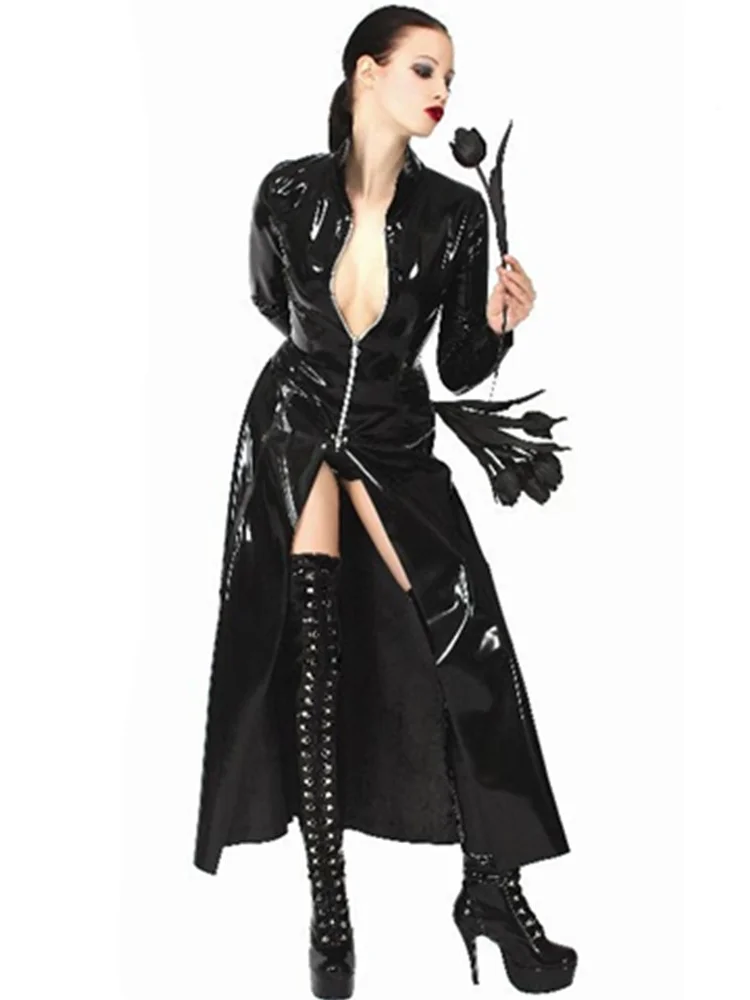 S XL унисекс для мужчин и женщин комбинезон серии пикантной кожаной обуви с