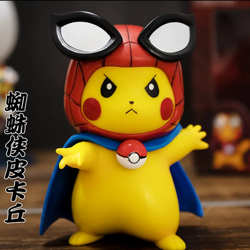Высота каблука 10 см с изображением покемона Пикачу Детская Косплэй Железный