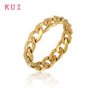 Кольца-цепочки из нержавеющей стали женские, набор колец золотистого и серебристого цвета с геометрическим узором, Подарочная бижутерия