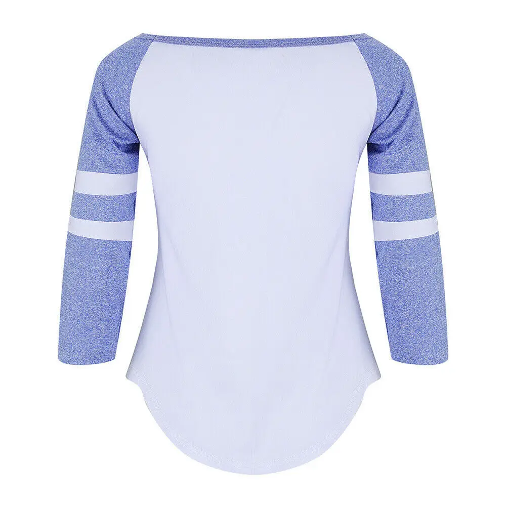 2019 Женская Осенняя футболка с длинным рукавом топы для девушек Весенняя