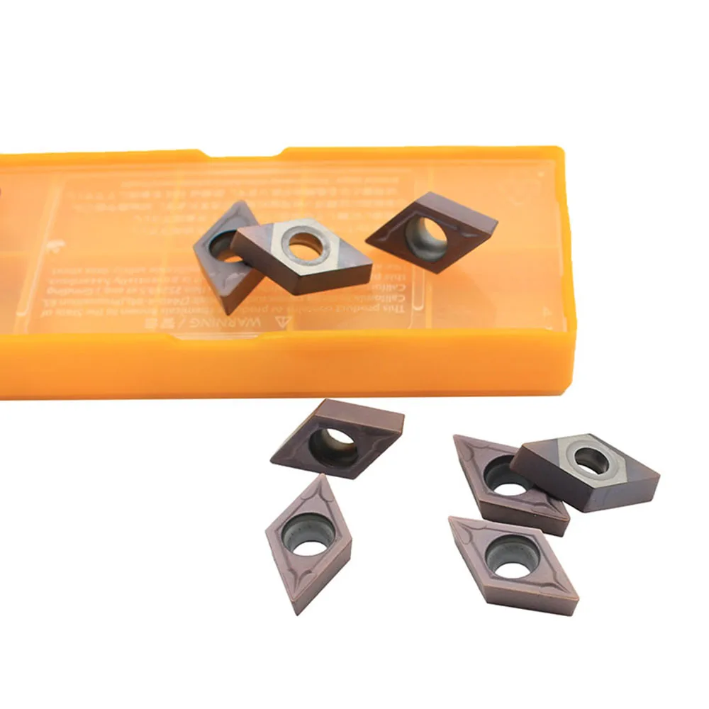 10 шт. DCMT070204 DCMT11T304 DCMT11T308 VP15TF UE6020 US735 вставки карбида расточка токарный станок инструмент для контурного станка инструменты набор инструментов