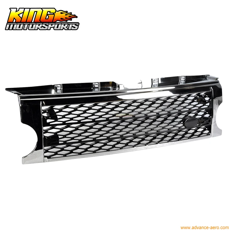 Подходит для Land Rover Discovery 3 05-09 хромированная черная решетчатая гриля LR3 2005-2009