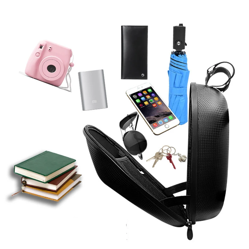 

Front Bag for Bicycle Electric Scooter Waterproof Front Storage Hanging Bag EVA Hard Shell 3L Large Capacity Scooter Accessories