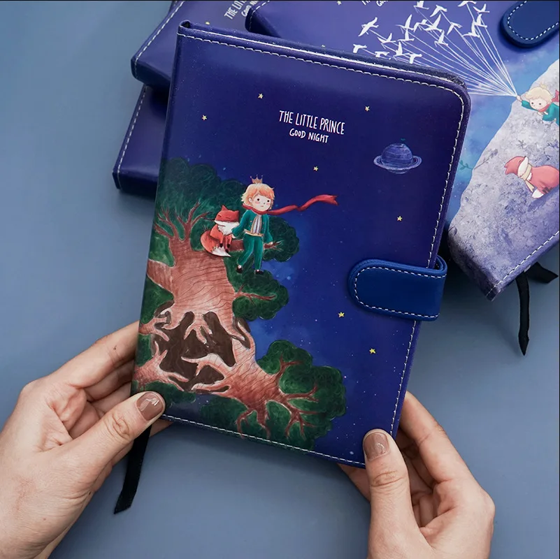 My Little Prince Blue Buckle Diary Journal Travel Diy Notebook School Kids Gift Item Colored Inside Pages | Канцтовары для офиса и