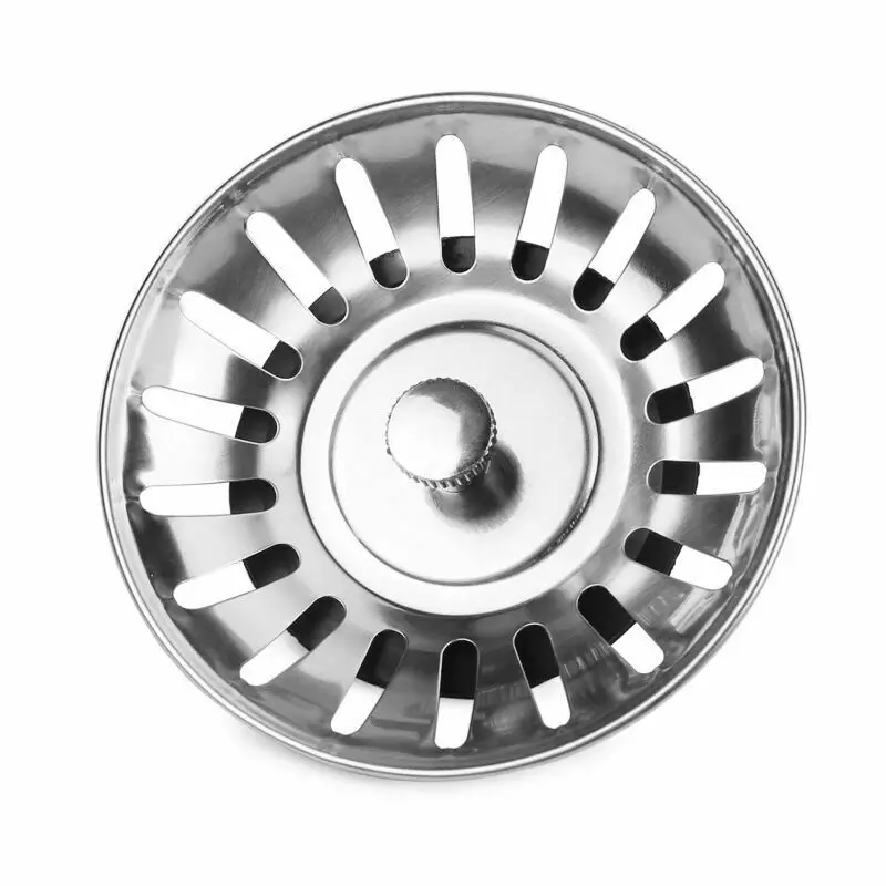 Kitchen Sink Strainer Colanders Filter Stainless Steel Sewer Drain Hair Catcher Stopper Cover Gadgets Bathroom Banheiro | Обустройство