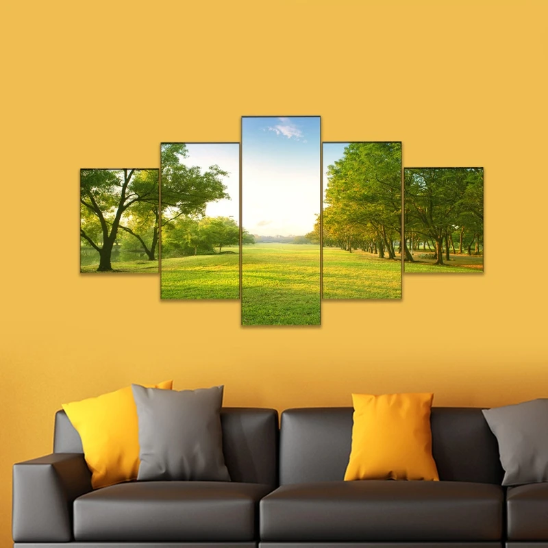

5pcs Unframed Forest Oil Paintings Print Posters Wall Abstract Art Pictures Home 91AD