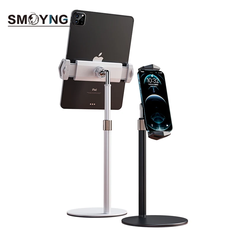 smoyng metal scalable desktop tablet phone stand holder adjustable support for iphone 12 8p x ipad pro 12 9 desk mount bracket free global shipping