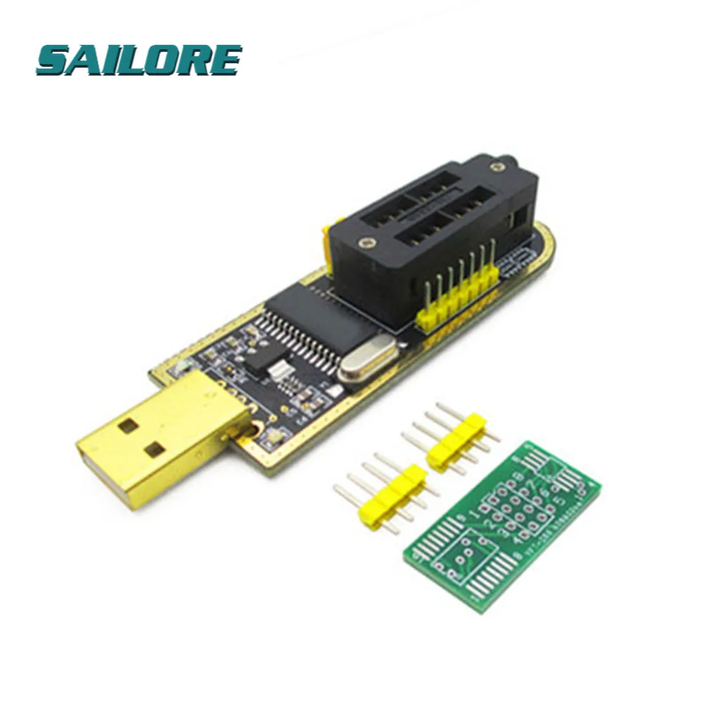 Зажим для тестирования SOIC8 SOP8 для EEPROM 93CXX / 25CXX / 24CXX адаптер + CH341A 24 25 серия Flash BIOS USB-программатор модуль