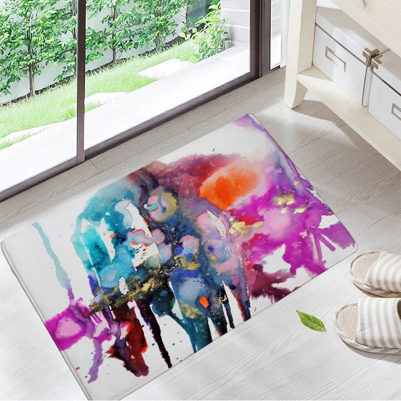 

Floor Doormats Living Rooms Anti-slip Carpet for Home Balcony Bedroom Kitchen Bathroom Rug Entrance Door Mat