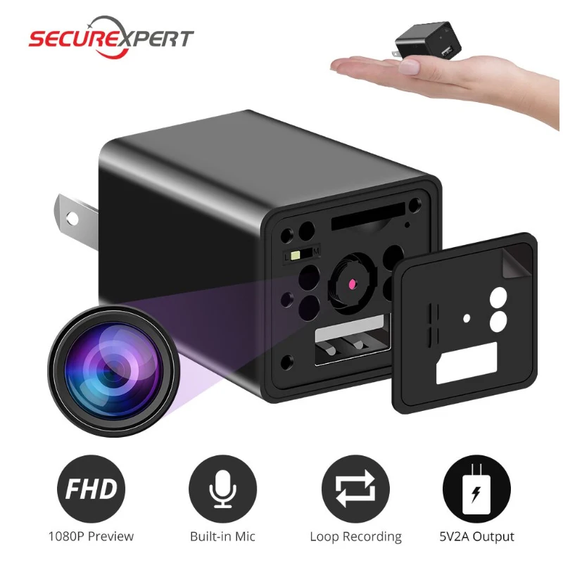 

1080P mini WIFI camera Mini Plug Camera USB Chargers Wireless Portable Cam Security Video Recorder Baby Camera Motion