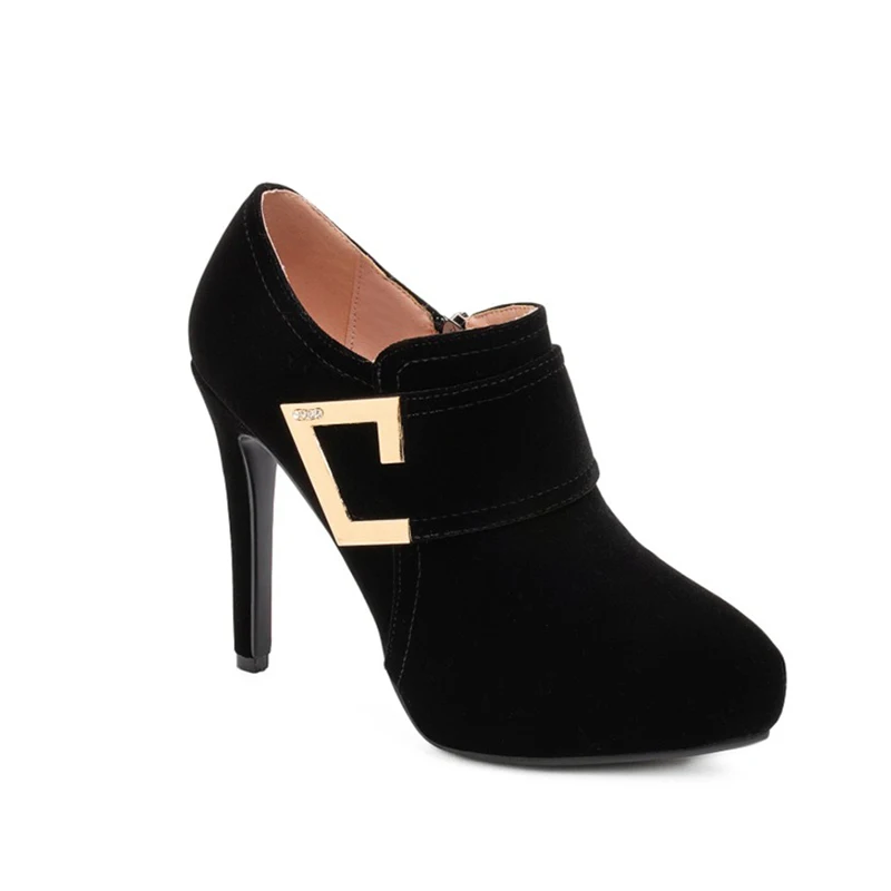 

2020 Женская водонепроницаемая обувь на платформе и очень высоком каблуке; Женская обувь с острым носком; Большие размеры