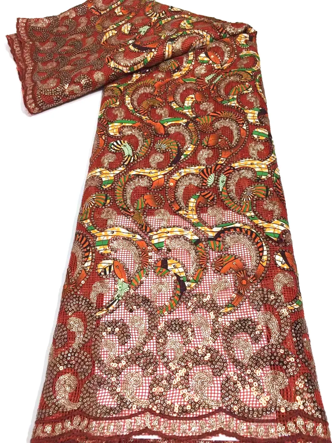 

French Tulle Lace Fabric Latest African Lace Fabric Nigeria Wedding High Quality Sequin Lace VD4973