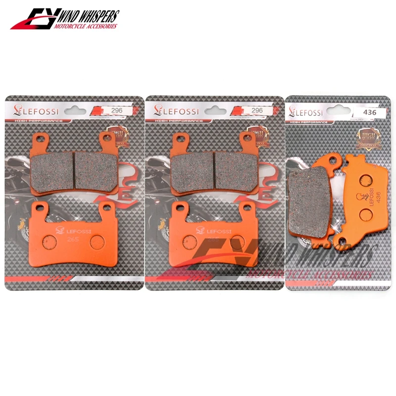 Передние Задние тормозные колодки для Kawasaki Ninja ZX6R ZX636 ZX-6R ZX 6R Non ABS 2013-2020 636cc 2016 2017 2018