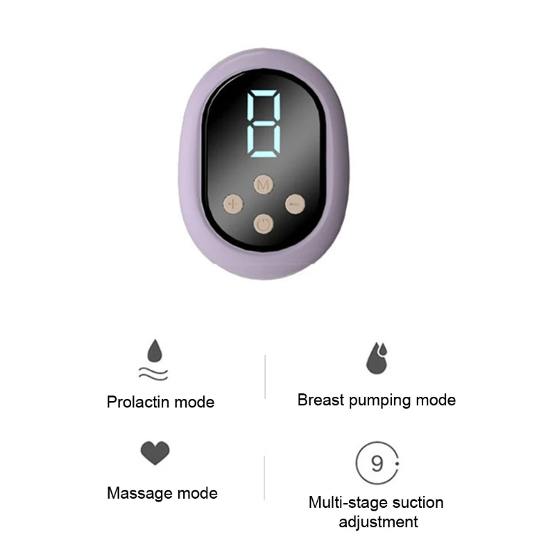 

Electric Breast Pump Portable Automatic Milker Suction Milk Extractor USB Rechargable Baby Breastfeeding Accessories
