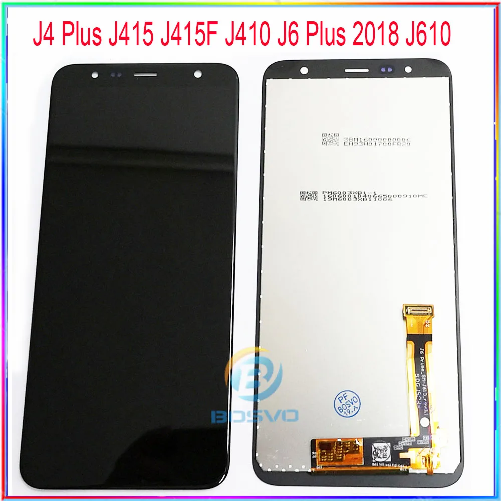 ЖК дисплей с сенсорным дигитайзером в сборе для samsung J4 Plus J415 J410 J6 J610 J415F J415G J415M