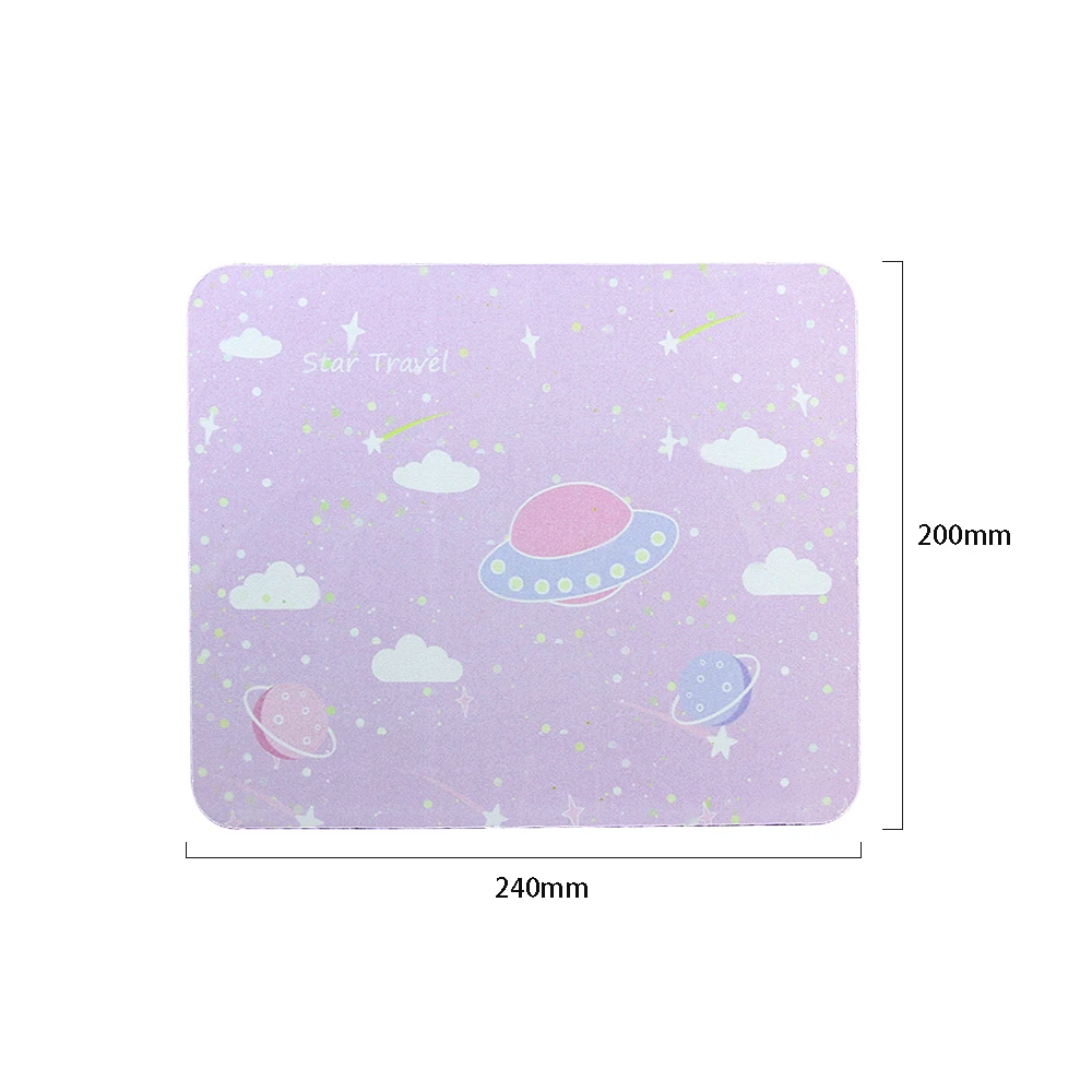Round Mouse Pad Mini Portable Soft Gaming Mat For Office Girl Gift Pink Computer Gamer Mousepad Laptop PC Accessories | Компьютеры и