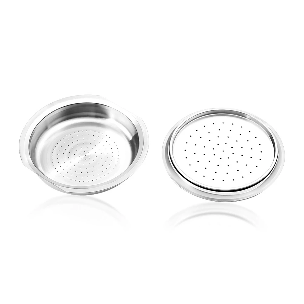 

ECO-Friendly Stainless Steel Refilable Filter Tamper Reusable Coffee Capsule Fit Machine for Kitchen Accessories