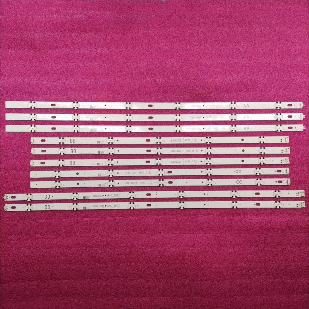 Светодиодный Подсветка лампа полосы для LG Innotek 17Y 60 дюймов _ type_Rev0.0 60UJ63_UHD A B C D 60UJ6300