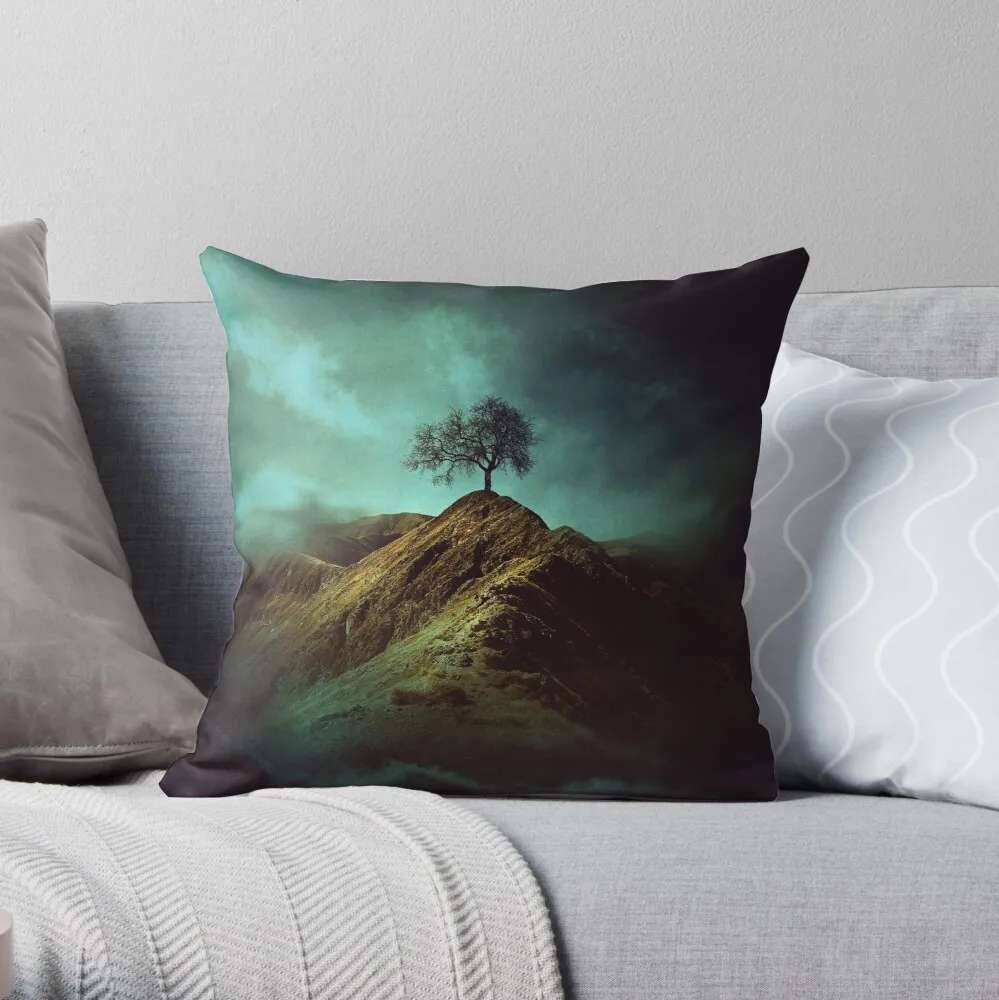 

Lonely tree Throw Pillow Cushion Cover Polyester throw pillows case on sofa home living room car seat decor 45x45cm
