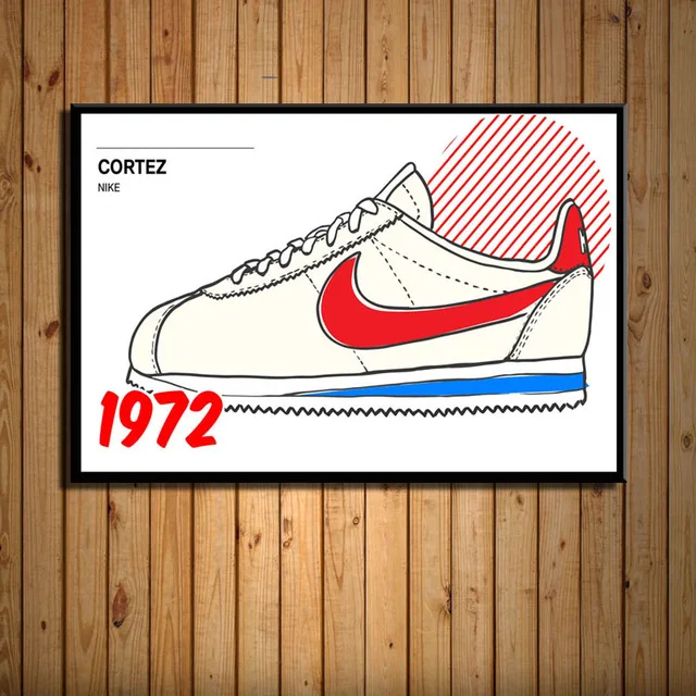Тапки Майкл Джордан обувь мода AJ история Air Max художественная живопись холст настенные украшения дома современный плакат для гостиной - Цвет: BO YXCV2789-07