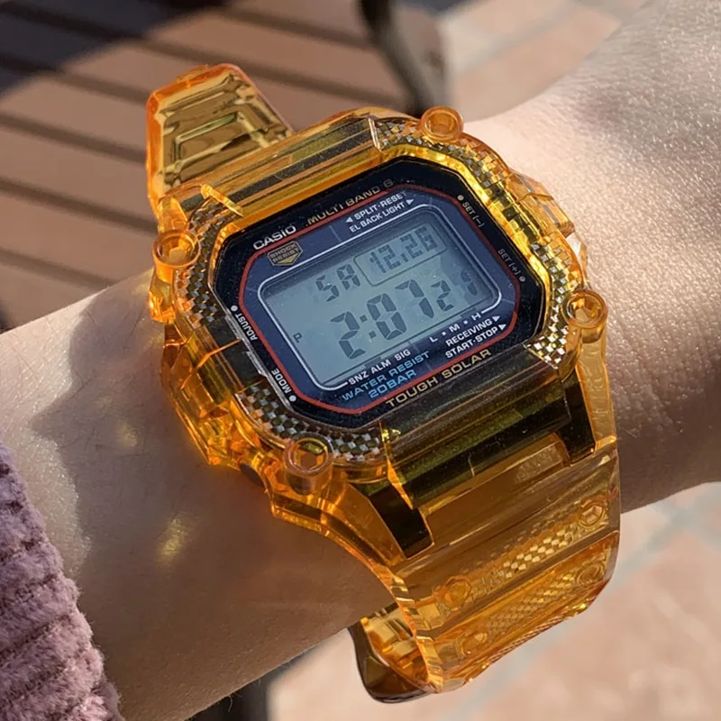 

Ремешок из ТПУ для Casio G-Shock DW-5600 GW-M5610 M5600 G-5600 GLX-5600, сменный наручный браслет с футляром, аксессуары для часов