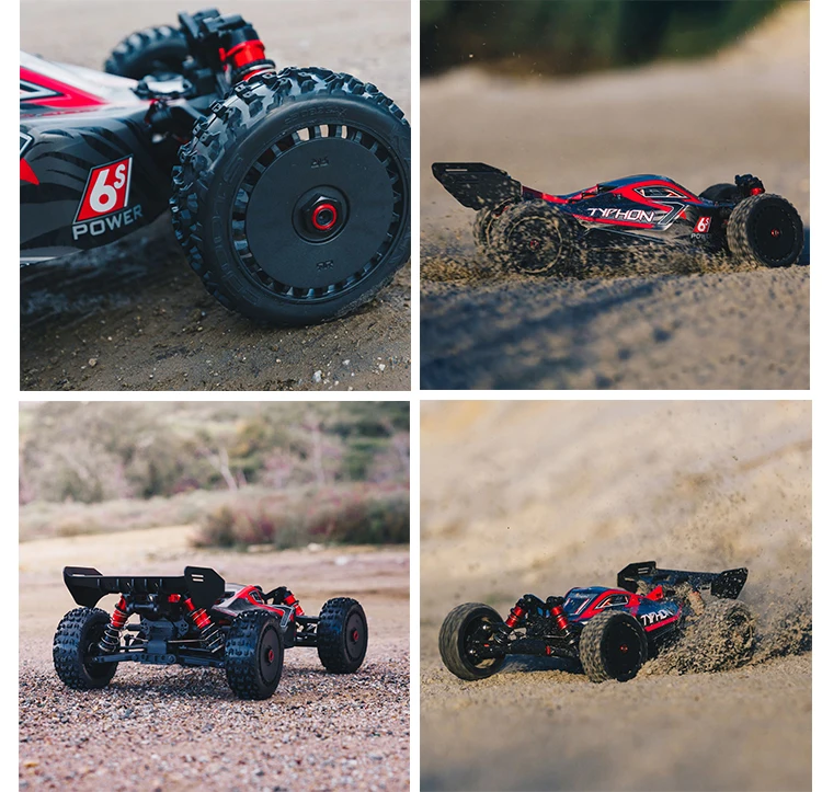 Arrma 1/" Тайфун" 6S четырёхколёсный вагончик с привода бесщеточный внедорожных RTR вездехода