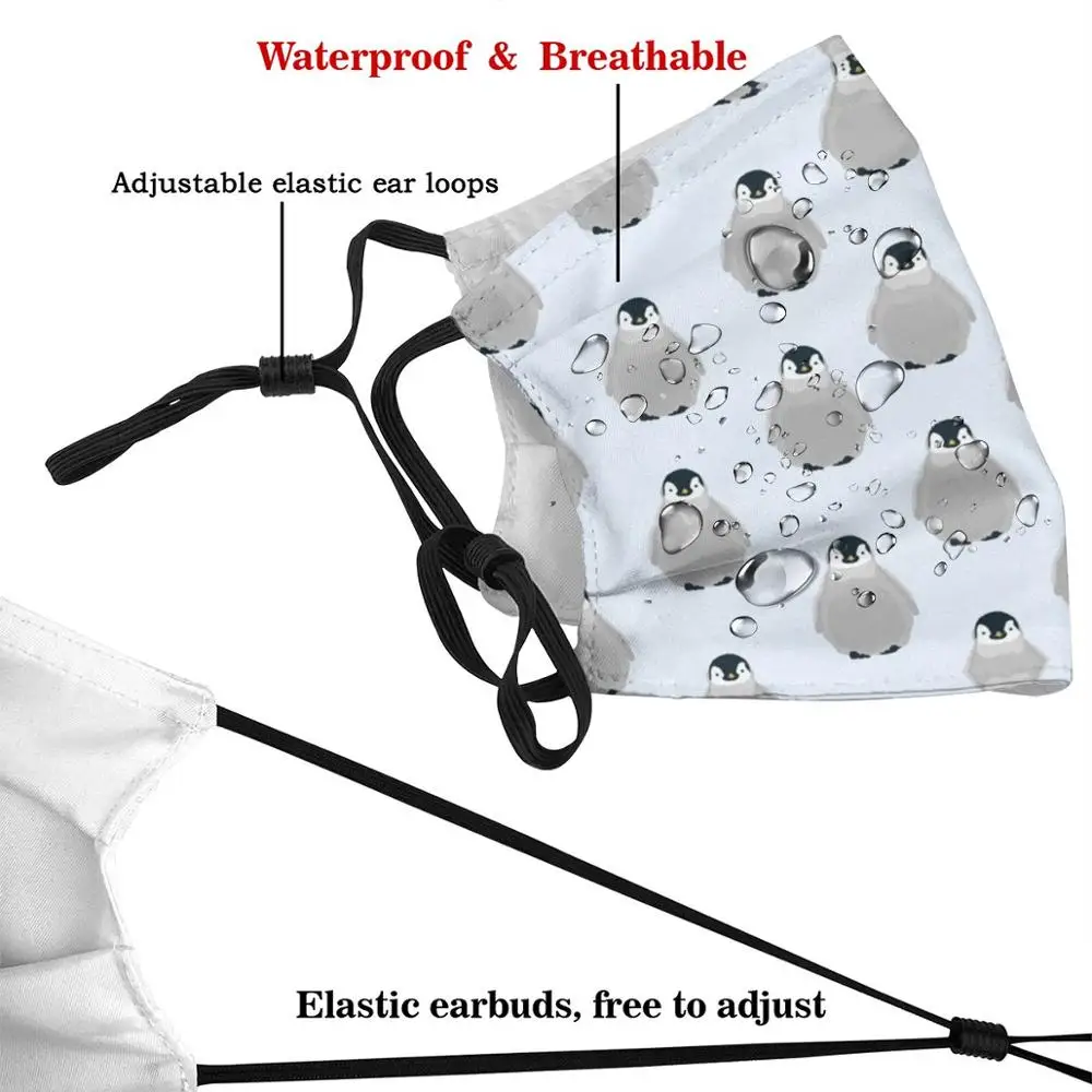 Пингвин цыплята взрослые дети Пылезащитный фильтр Diy маска марта цыплят