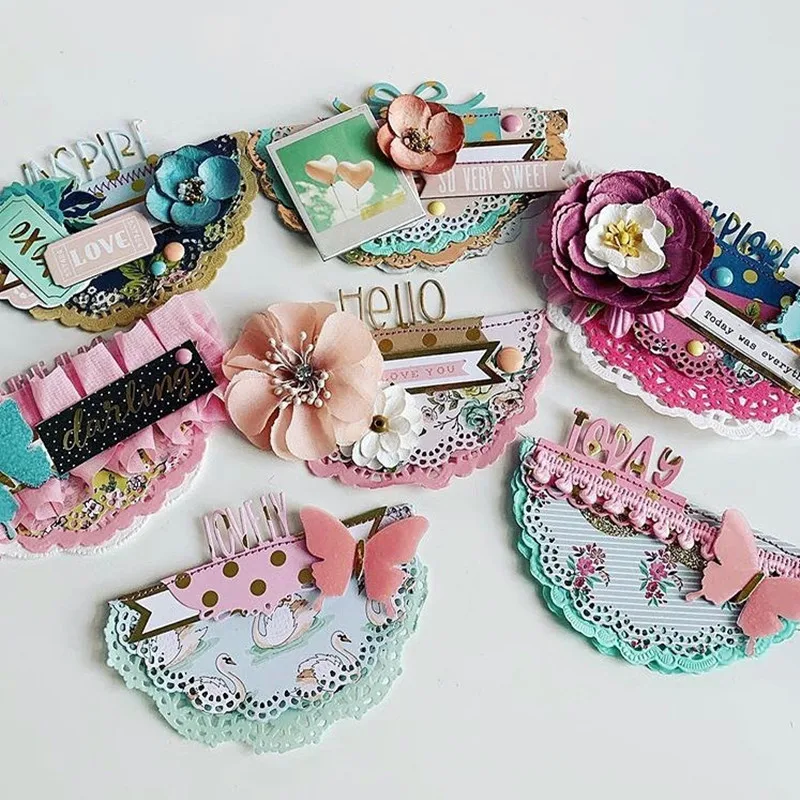 9 видов стилей карман печать металлический Трафаретный вырубной штамп кроя