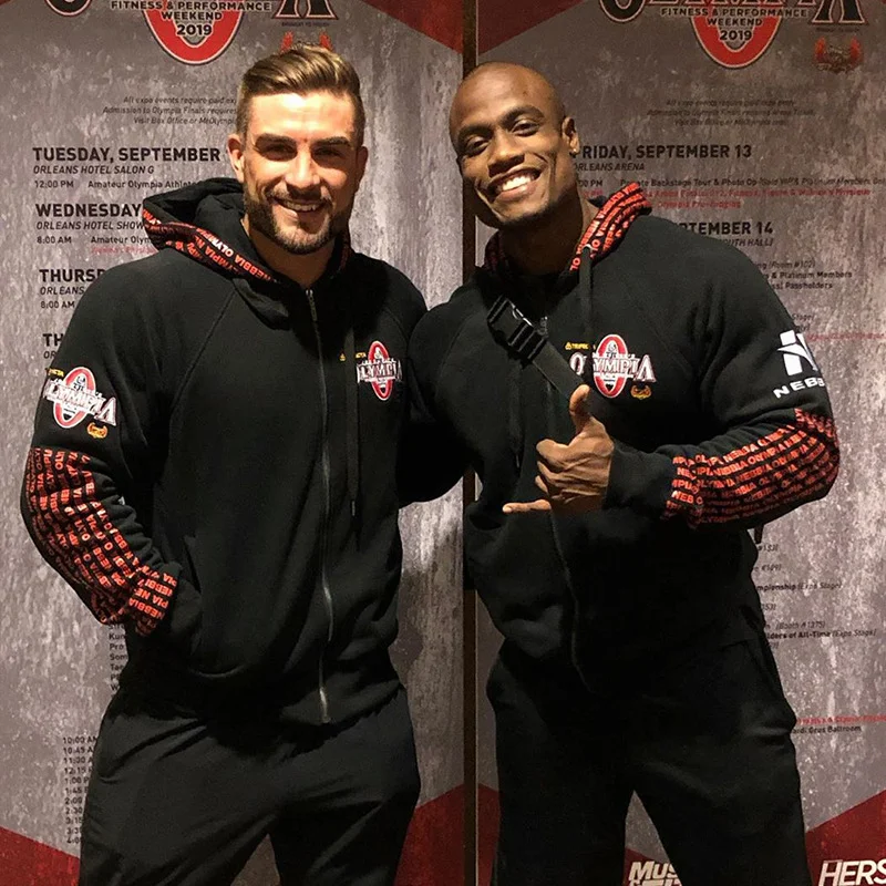 

Brand Men Workout clothes cotton men's hoodie gyms fitness bodybuilding shirt sportswear men's fitness zipper hoodie clothing