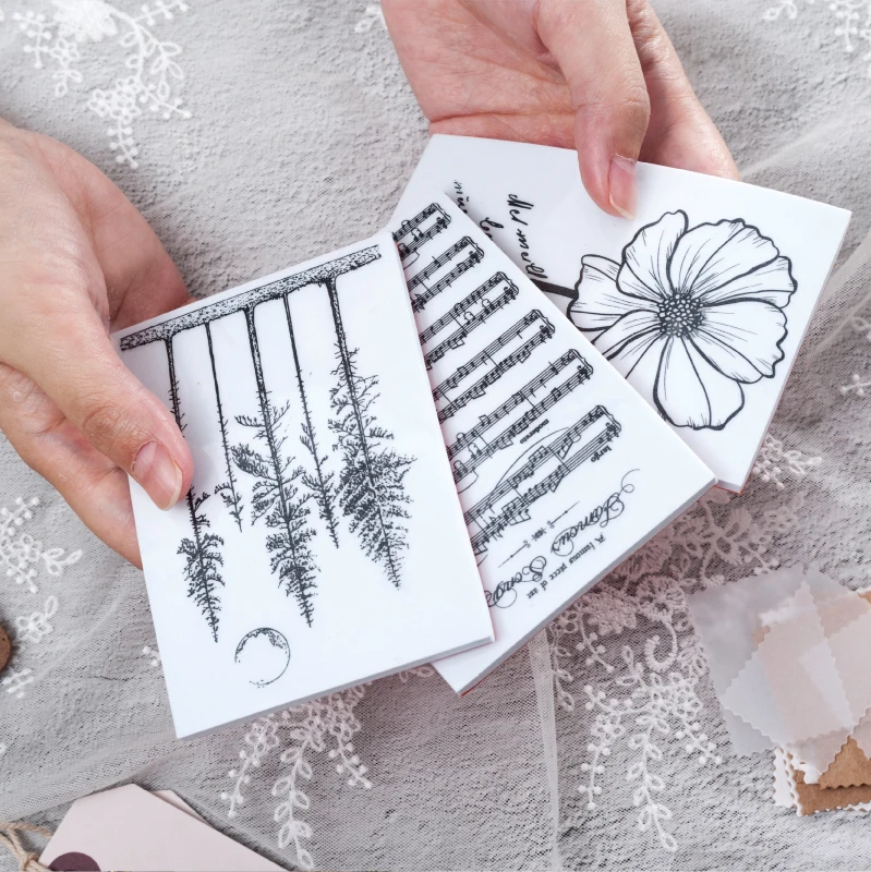 Декоративная резиновая наклейка для дневника фотографий | Канцтовары офиса и