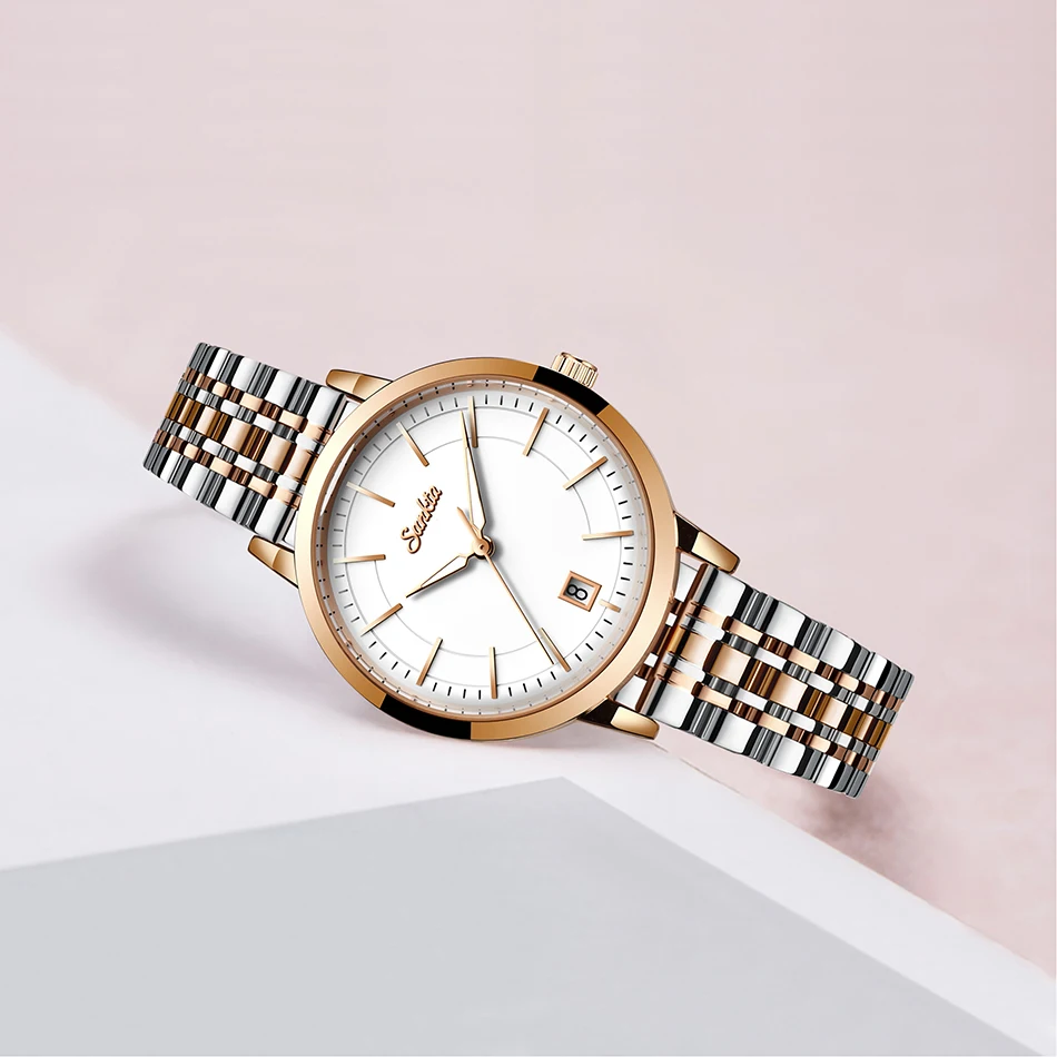 SUNKTA Rose Gold Watch Women Watches Stainless Steel Ladies Women's Watch Women 2020 Luxury Fashion Relogio Feminino+Bracelet enlarge