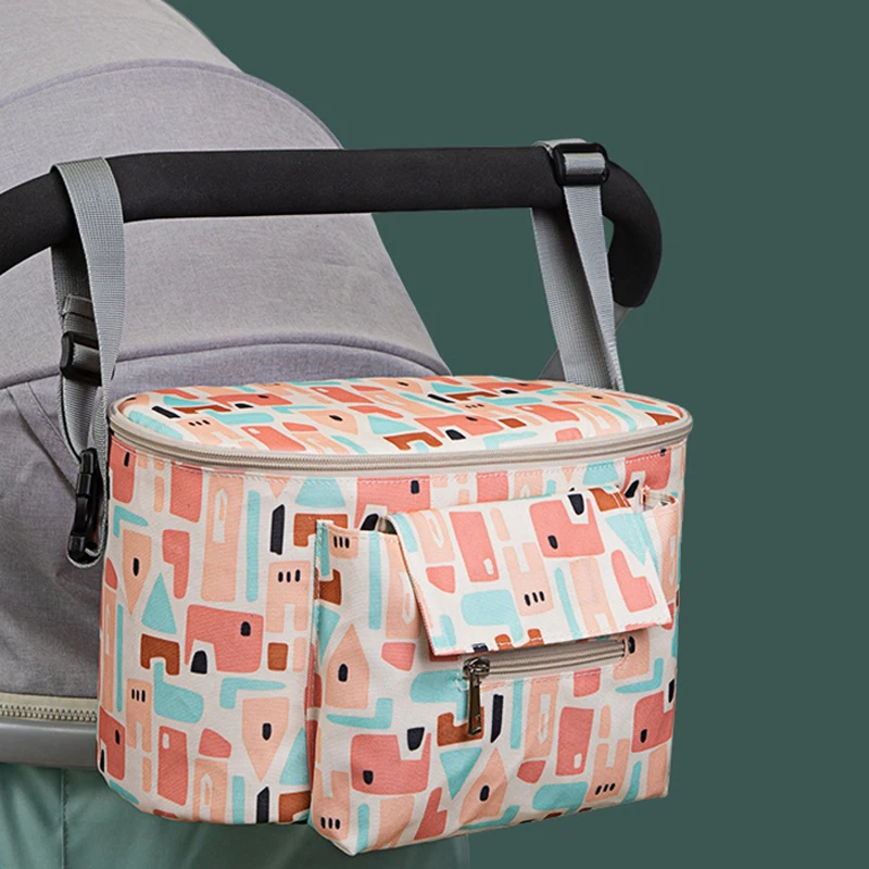 

Органайзер для детской коляски, водонепроницаемая вместительная сумка-крючок для подгузников, аксессуары для путешествий