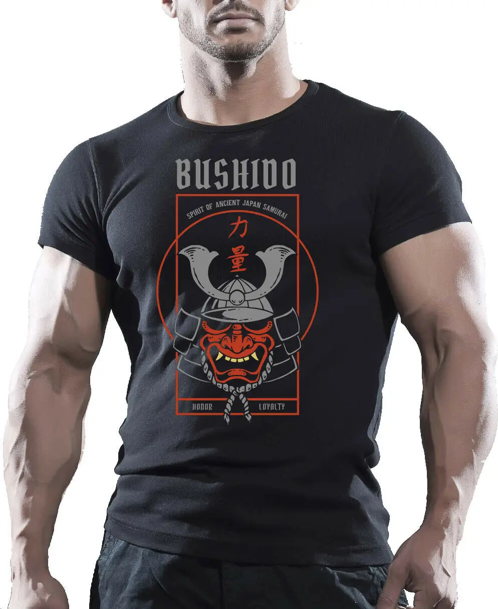 

Samurai Warrior Bodybuilding Workout MMA Fighting Training T-Shirt Summer Cotton O-Neck Short Sleeve Mens T Shirt New S-3XL