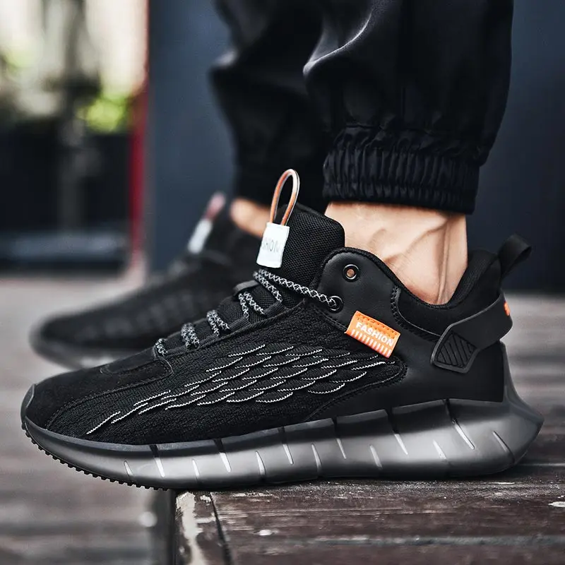 

Plus Size Summer Lightweight Sports Shoes Men Big Size Sneakers Mens Running Shoes Sport Men Black Toning Athletic Brands E-808