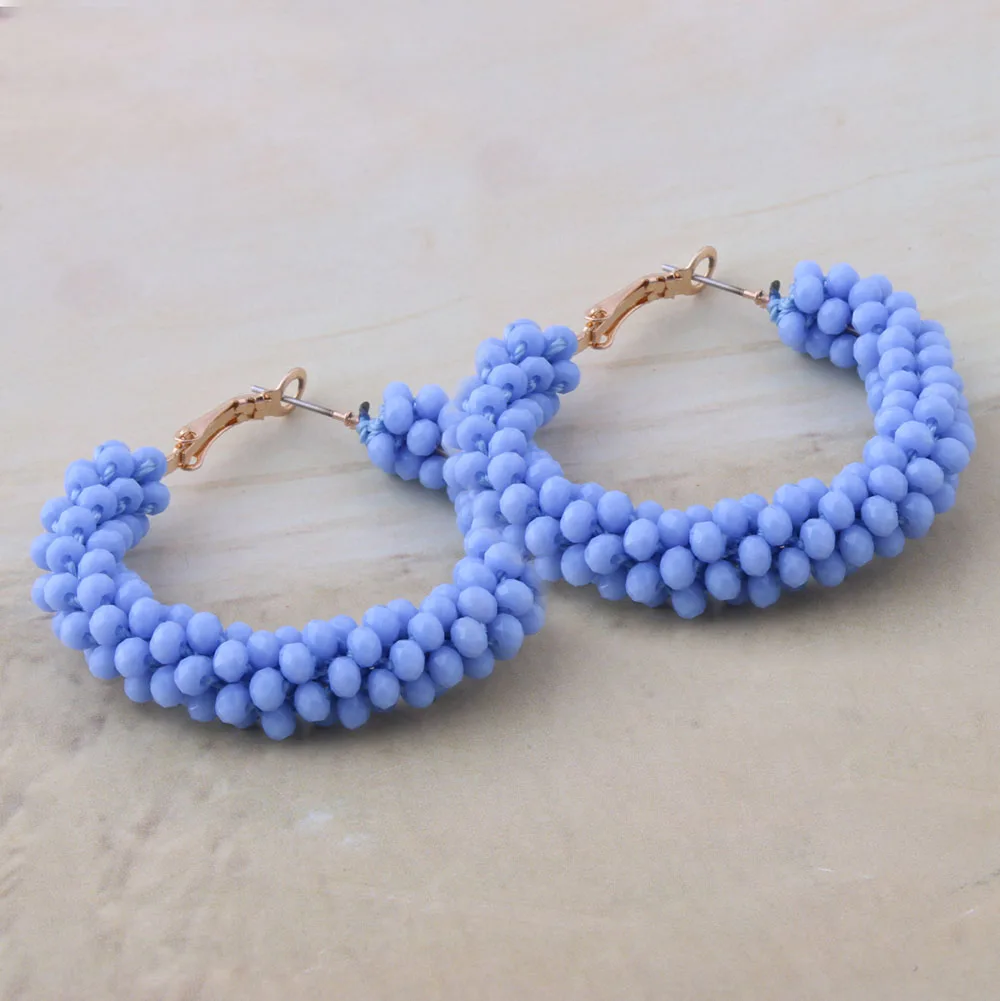 NeeFuWoFuDrop Серьги Висячие богемные хрустальные oorbellen Стразы посылка длинные brinco Шарм бахрома ювелирные серьги оптом - Окраска металла: 15