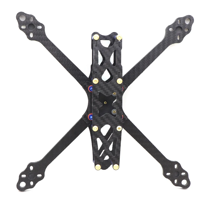 HSKRC JOHNNY V2 225 мм 5 дюймов 5 мм Arm Комплект из углеродного волокна для рамы 106g для радиоуправляемого дрона FPV Racing
