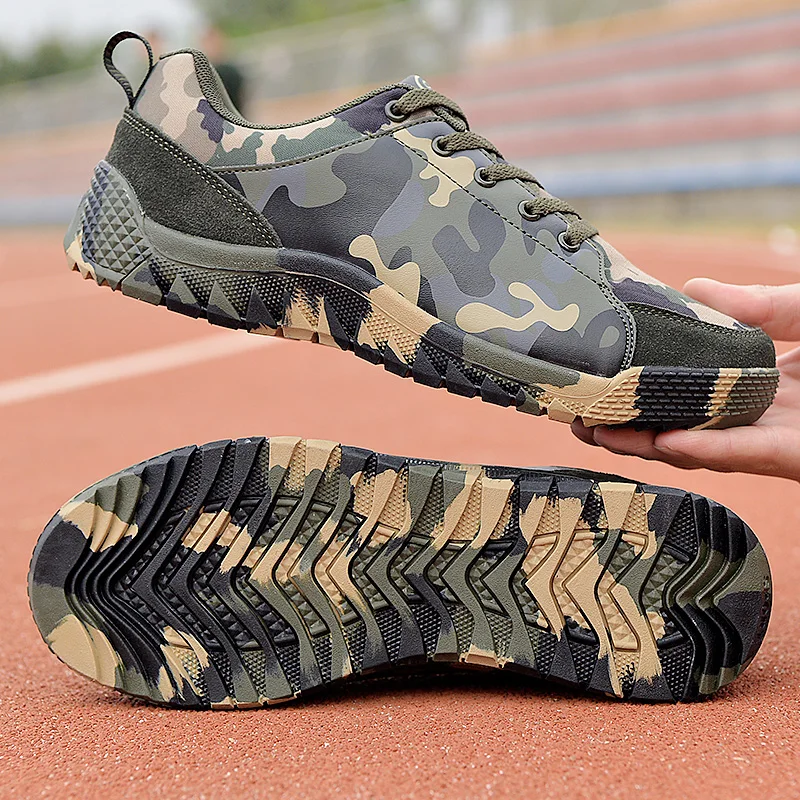 Couple Men Women Running Shoes Unisex Sport Outdoor Autumn Spring Sneakers Breathable Women Camouflage green Gym Jogging Shoes