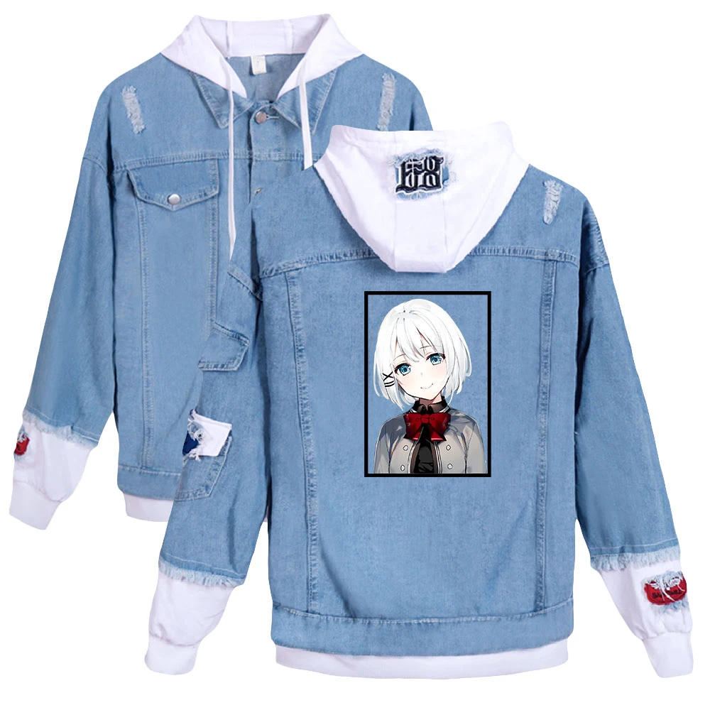 

2021 New anime New Denim jacket Anime The Detective Is Already Dead 2D Print Casual Jacket Men Women Clothes