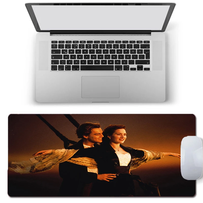 

TITANIC 90x40cm Mouse Pad Gamer Large Computer Notebook Mini Pc Mousepad Carpet gaming accessories Keyboard Desk Mat Hot Laptop