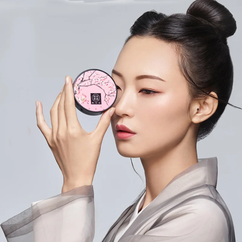 

Smooth Oil Control Mineral Face Powder Brighten Concealer Make Up Pressed Powder with Puff ZGOOD