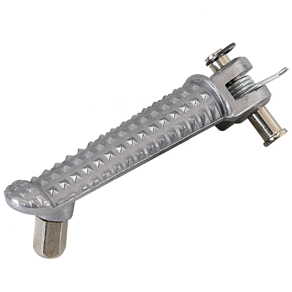 

Silver CNC Aluminum Foot Pegs Motorcycle Rear Footrest Pedals Motorcycle Rear Foot Pegs for Yamaha fz1 Footrest Pedal