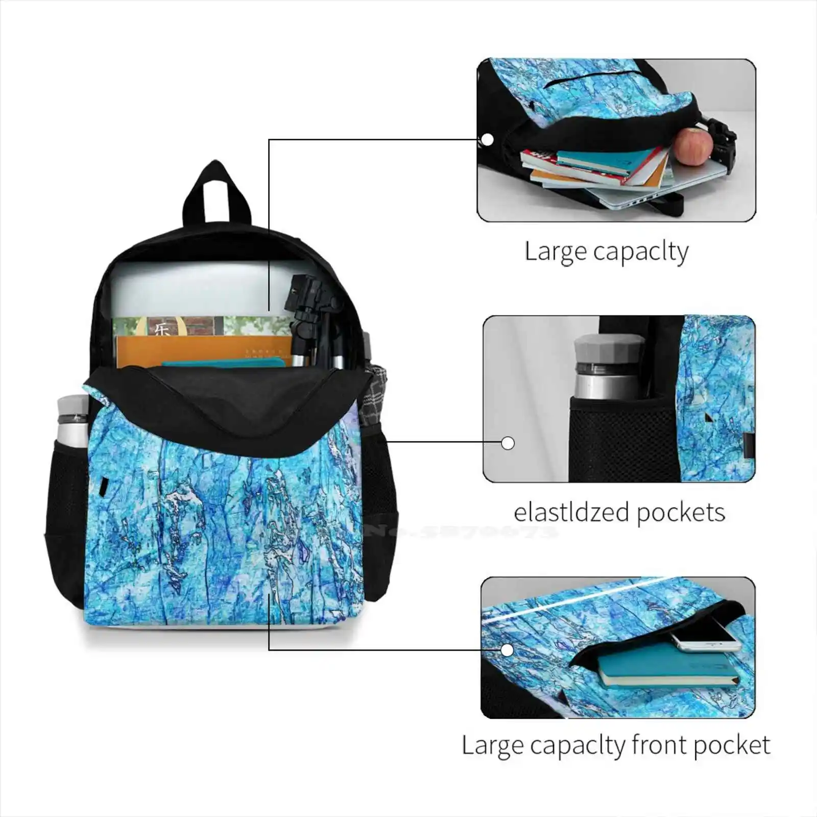 Рюкзак с гиперборейским пейзажем 4 сумка для мужчин женщин девочек-подростков 2014