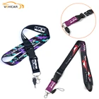 Автомобильный шнурок для ключей от машины, держатели для идентификационных карт, ремешки для сотового телефона, шнурок для сотового телефона, автомобильный брелок для HKS, автомобильные аксессуары, защита от потери