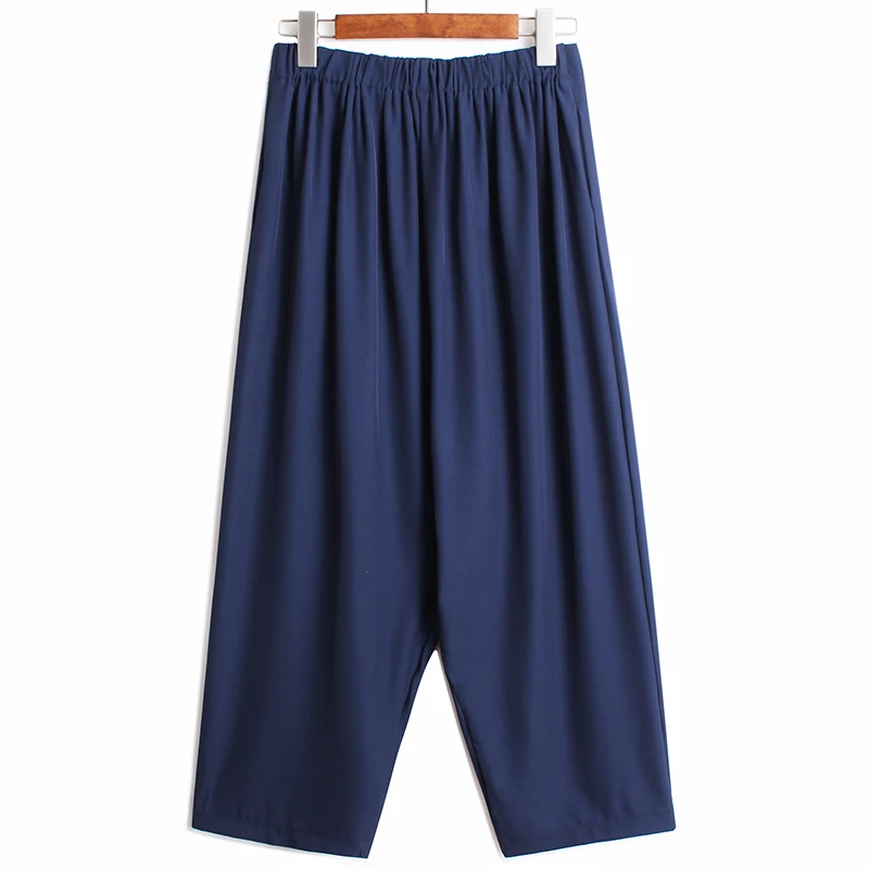 IEQJ Wide Leg New High Ealistic Waist Women Over Size Asymmetrical Single Button Trousers Harem Pants Fashion Spring 2021 8P532