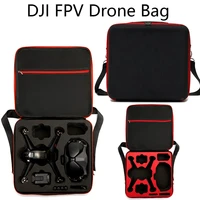 shockproof storage carrying bag handle case shoulder box for dji fpv combo drone double zipper accessories