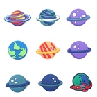 9 шт.лот новая распродажа планет ПВХ обуви талисманы очаровательные персонажи для Croc Fit Браслеты украшение обуви пряжка детский подарок Croc JIBZ