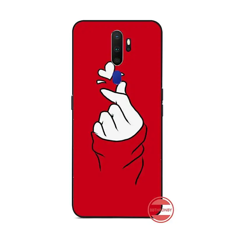 

Animal Red Fundas fashion Phone Case For OPPO F 1S 7 9 K1 A77 F3 RENO F11 A5 A9 2020 A73S R15 REALME PRO