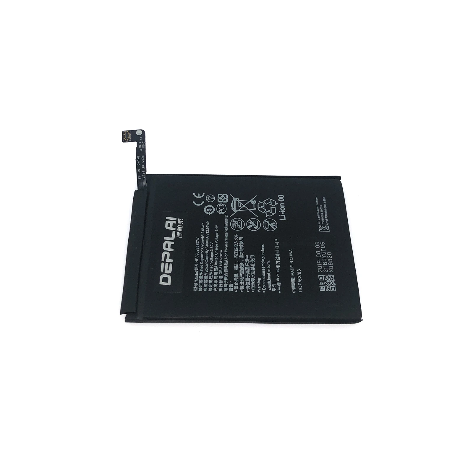Сменная батарея 3400mAh HB396285ECW для Huawei P20 Honor 10 Искусственная фотография|Аккумуляторы