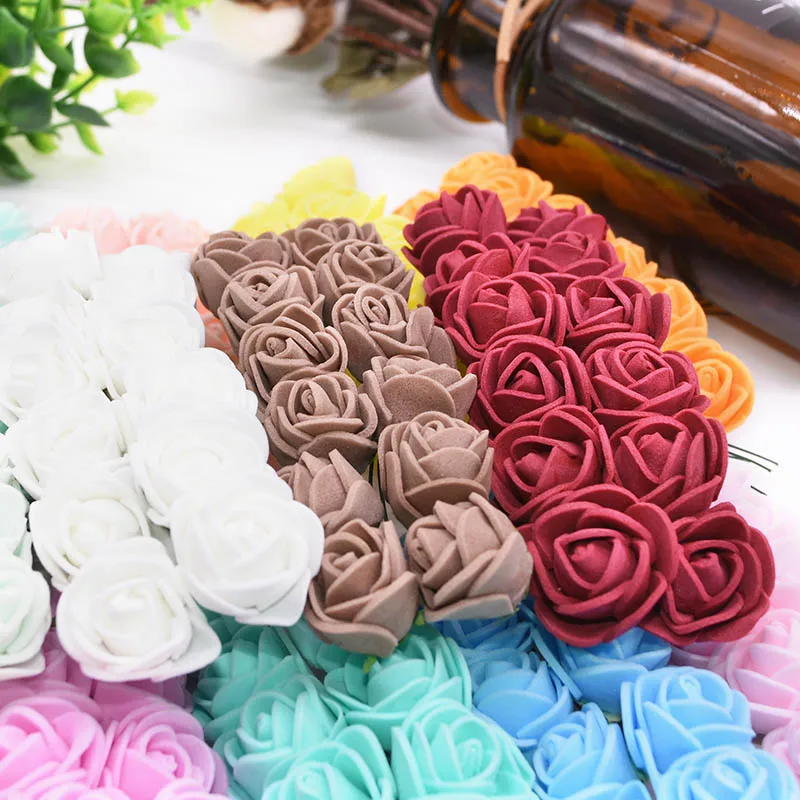 Искусственный цветок розы из пенопласта 144 дюйма 2 см для украшения свадебного